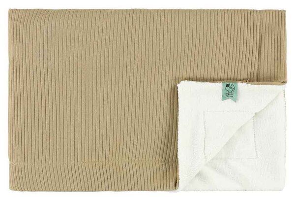 Koc niemowlęcy polarowy 75x100 cm - Breeze Clay Trixie Baby