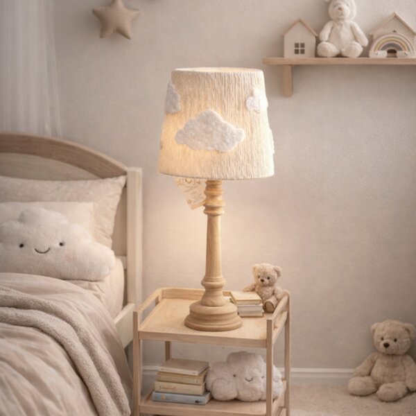 Lampa nocna do pokoju dziecka Delikatna Chmurka
