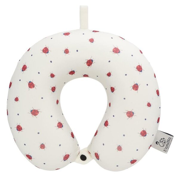 Poduszka podróżna rogal Travel Ladybug dla dzieci