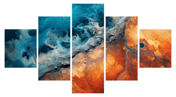 Obraz - Woda i ogień (125x70 cm)