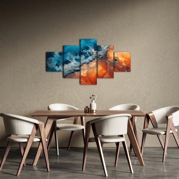 Obraz - Woda i ogień (125x70 cm)