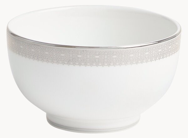 Miska z porcelany kostnej Vera Wang Lace Platinum