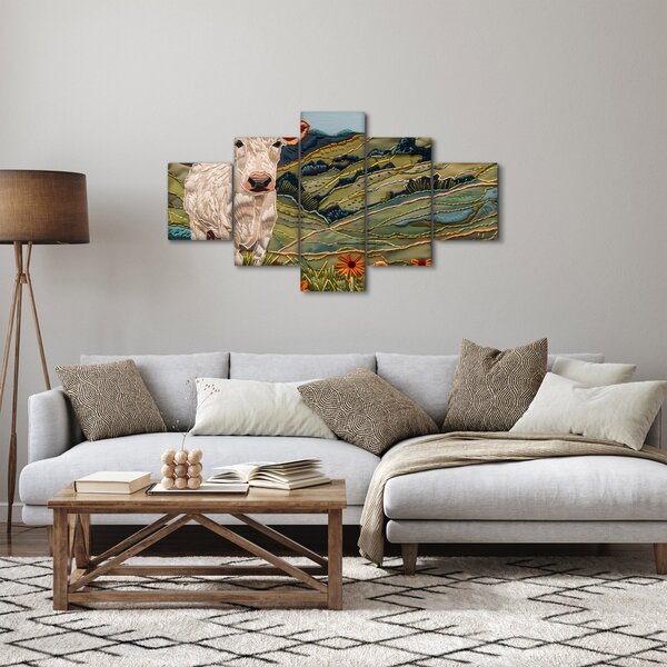 Obraz - Imitacja dzianego motywu (125x70 cm)