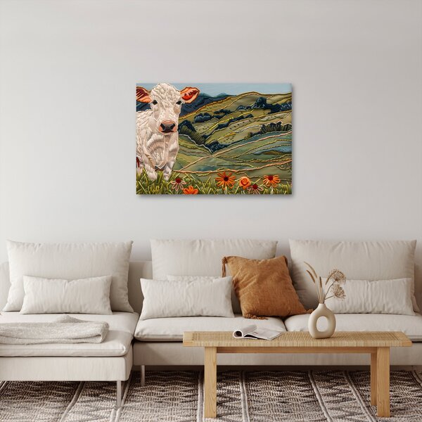 Obraz - Imitacja dzianego motywu (70x50 cm)