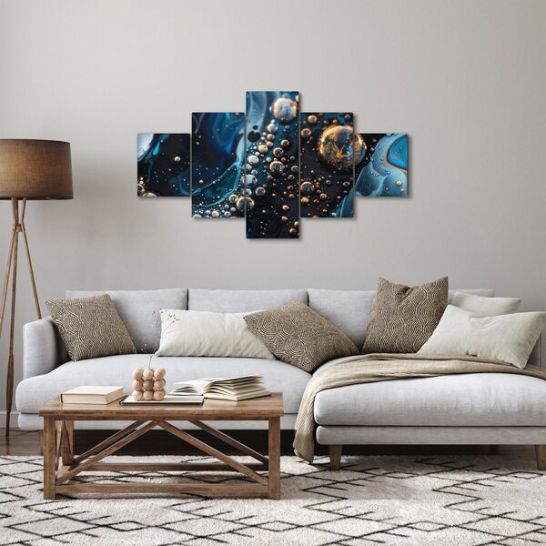 Obraz - Krople atramentu (125x70 cm)