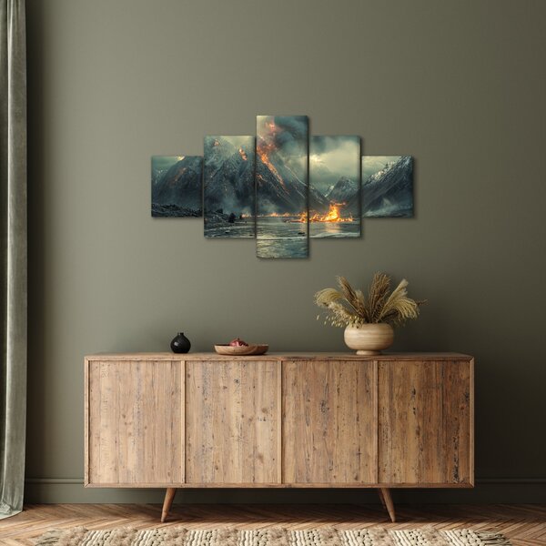 Obraz - Erupcja wulkanu (125x70 cm)