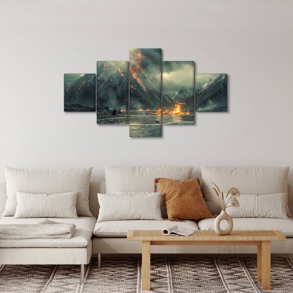 Obraz - Erupcja wulkanu (125x70 cm)