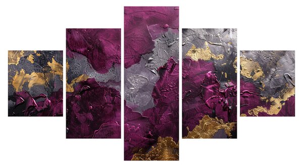 Obraz - Teksturowanie abstrakcji (125x70 cm)