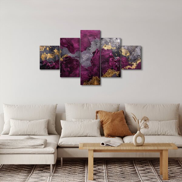 Obraz - Teksturowanie abstrakcji (125x70 cm)