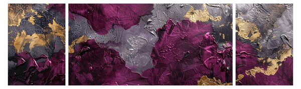 Obraz - Teksturowanie abstrakcji (170x50 cm)