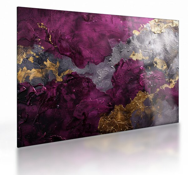 Obraz na szkle - Teksturowanie abstrakcji (70x50 cm)