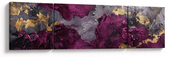 Obraz - Teksturowanie abstrakcji (170x50 cm)