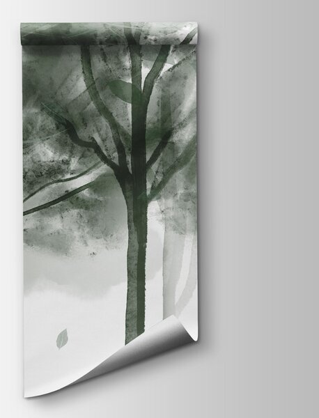 Fototapeta Grupa drzew z liśćmi, Fototapety Natura, Popularne Fototapety, w09109 - Tapeko.pl