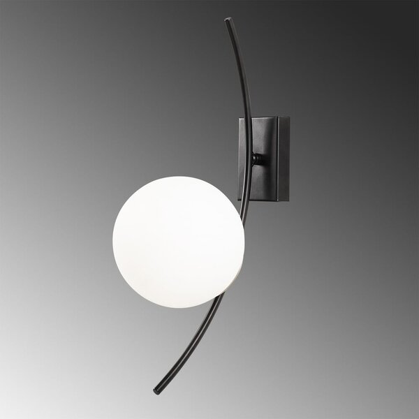 Biały/czarny kinkiet Hilal – Opviq lights
