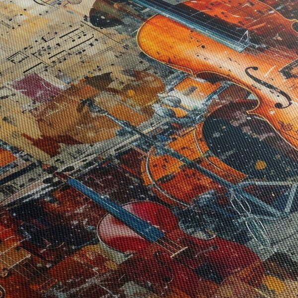 Obraz - Instrumenty muzyczne (125x70 cm)