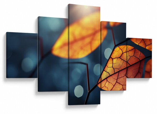 Obraz - Tekstura liści (125x70 cm)