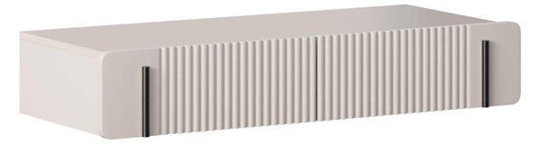 Toaletka Malmi 100 cm wisząca z szufladami - kaszmir / czarny