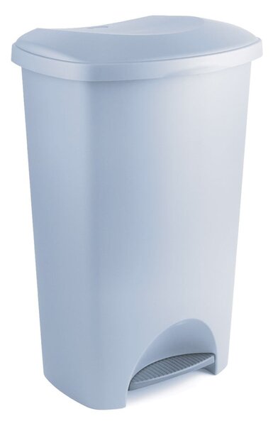 Szary kosz na śmieci na pedał z tworzywa z recyklingu Addis Eco Range, 50 l