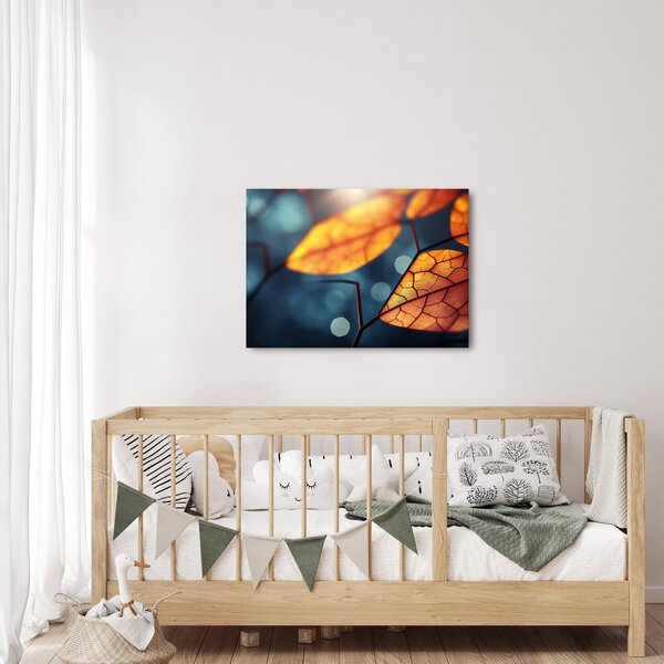 Obraz - Tekstura liści (70x50 cm)