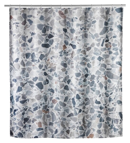 Zasłona prysznicowa odpowiednia do prania Wenko Terrazzo, 180x200 cm