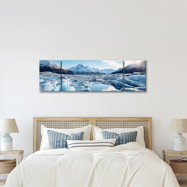 Obraz - Formacje lodowcowe (170x50 cm)