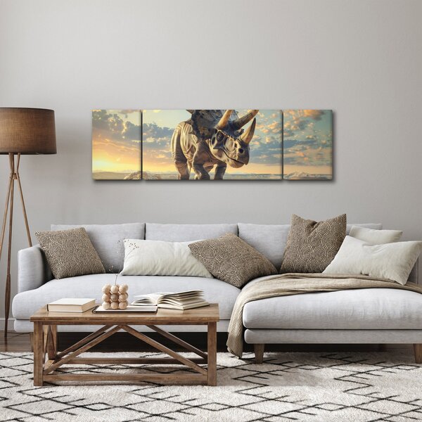 Obraz - Triceratops (170x50 cm)