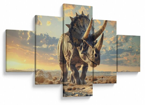 Obraz - Triceratops (125x70 cm)