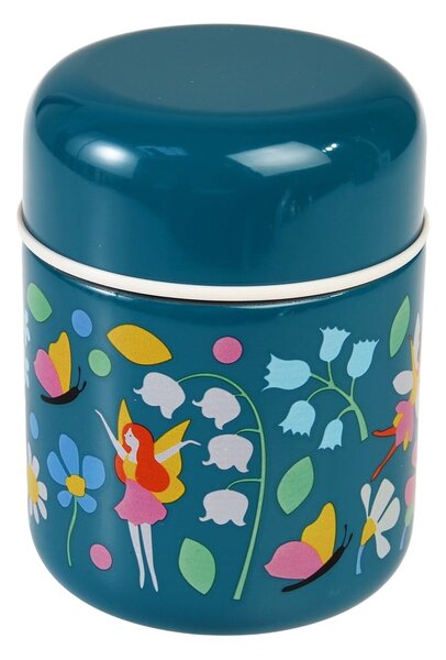 Niebieski termos na jedzenie dla dzieci 280 ml Fairies in the Garden – Rex London