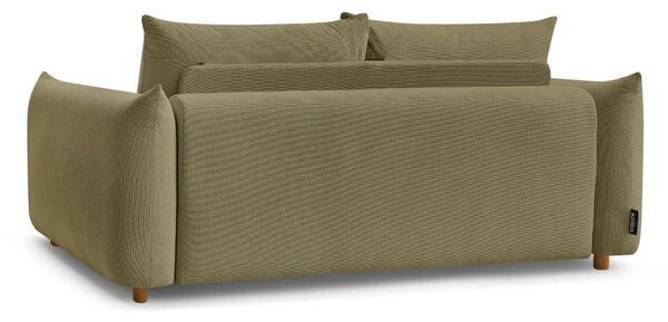 Zielona rozkładana sofa 214 cm Ernest – Bobochic Paris