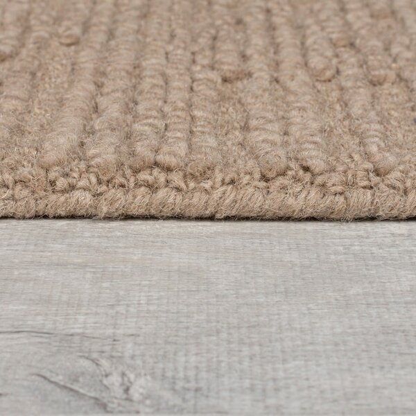 Beżowy wełniany dywan tkany ręcznie 160x230 cm Harris Boucle – Flair Rugs