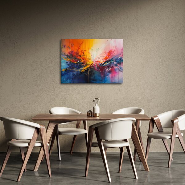 Obraz - Abstrakcja kolorów (70x50 cm)