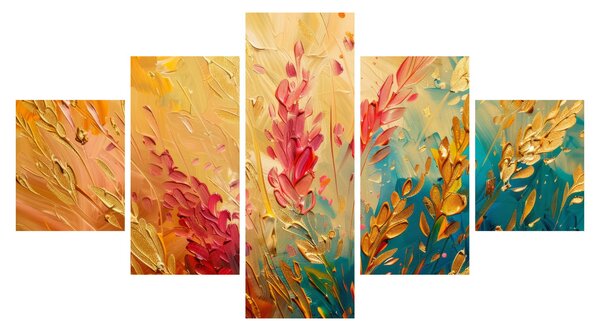 Obraz - Malowanie pola (125x70 cm)