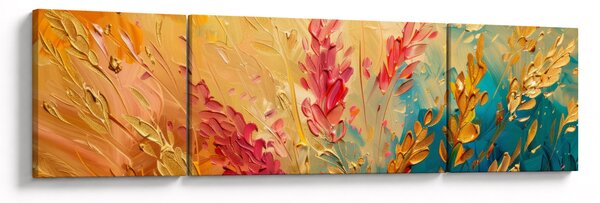 Obraz - Malowanie pola (170x50 cm)