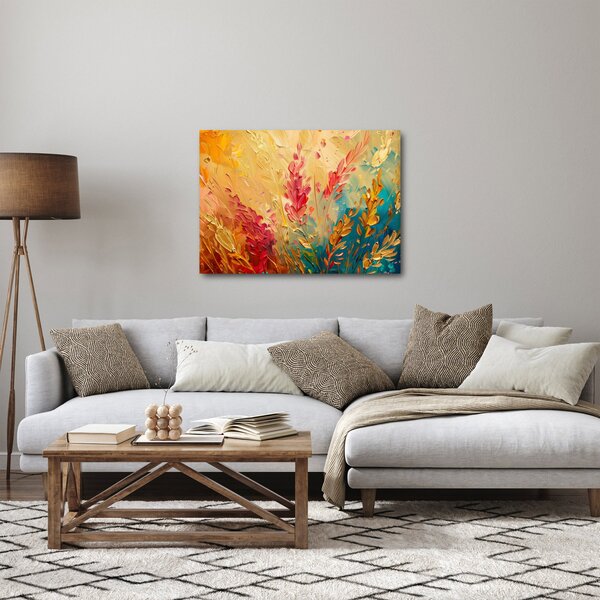 Obraz - Malowanie pola (70x50 cm)