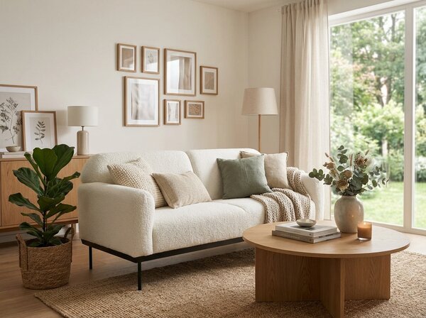 Biała designerska sofa ANDERSON Baloo 2073