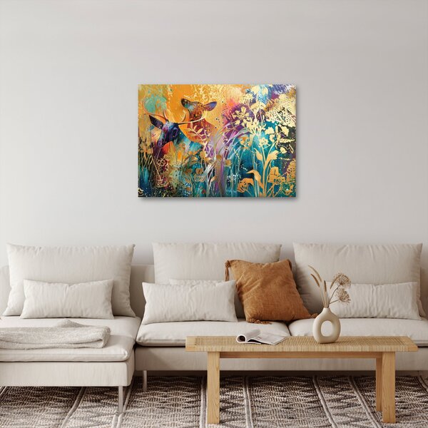 Obraz - Abstrakcyjny obraz natury (70x50 cm)