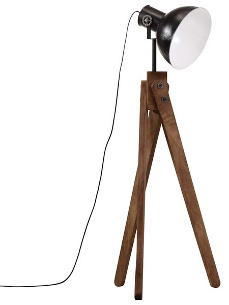 Lampa stojąca, 25 W, czarna, 45x45x120 cm, E27