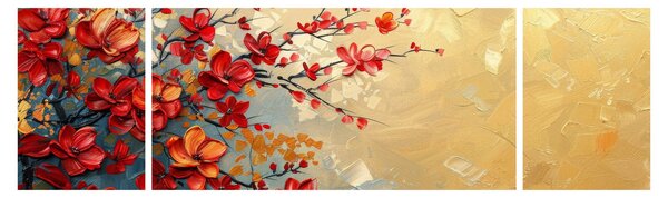 Obraz - Kwitnące drzewo (170x50 cm)