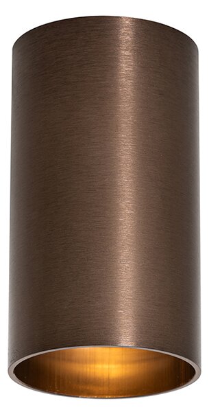 Inteligentny reflektor natynkowy ciemny brąz z Wifi GU10 50 mm - Tuba