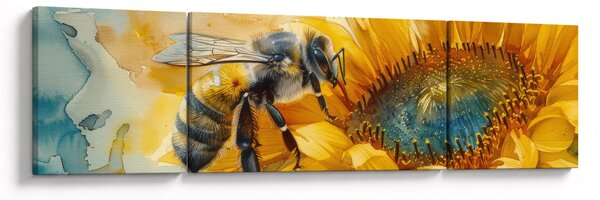 Obraz - Pszczoła, akwarela (170x50 cm)