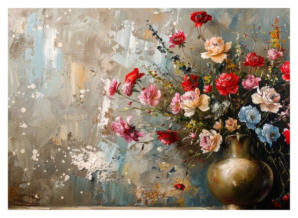 Obraz - Wazon z kwiatami (70x50 cm)
