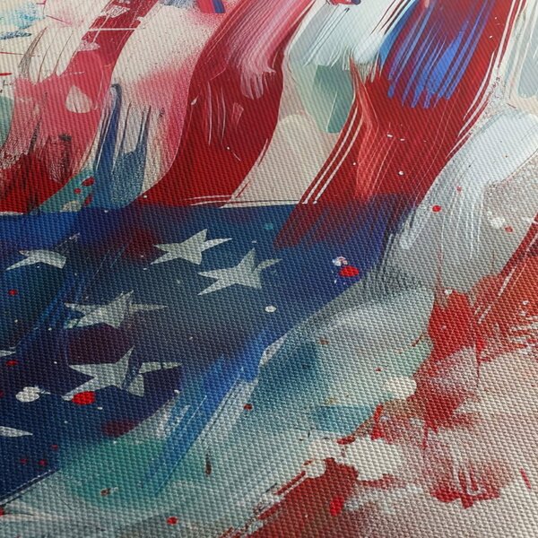 Obraz - Flaga USA (170x50 cm)