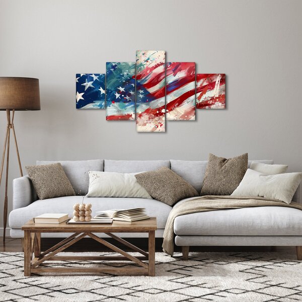 Obraz - Flaga USA (125x70 cm)