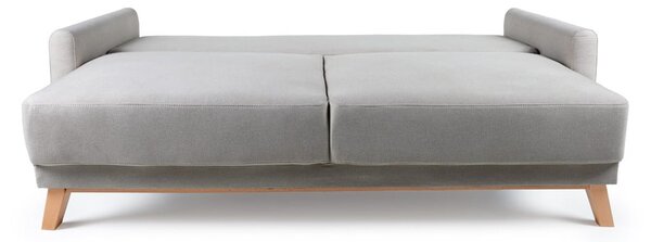 Jasnoszara sofa rozkładana Bonami Selection Pop