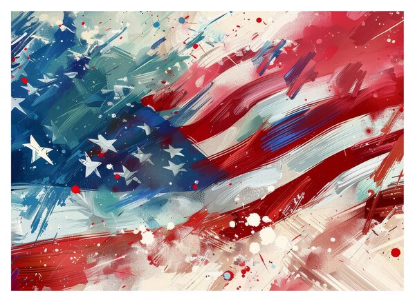 Obraz - Flaga USA (70x50 cm)