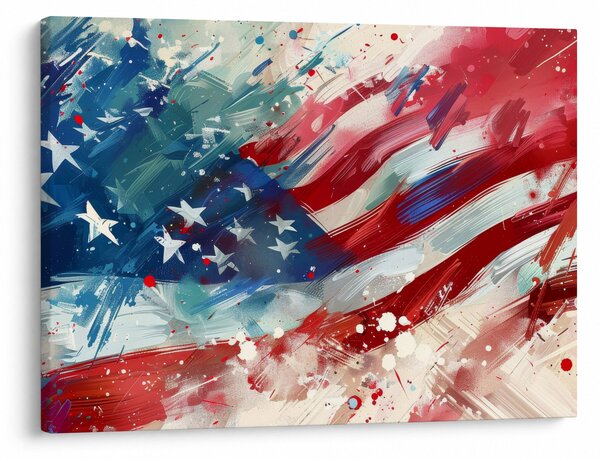 Obraz - Flaga USA (70x50 cm)