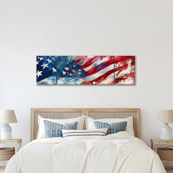Obraz - Flaga USA (170x50 cm)