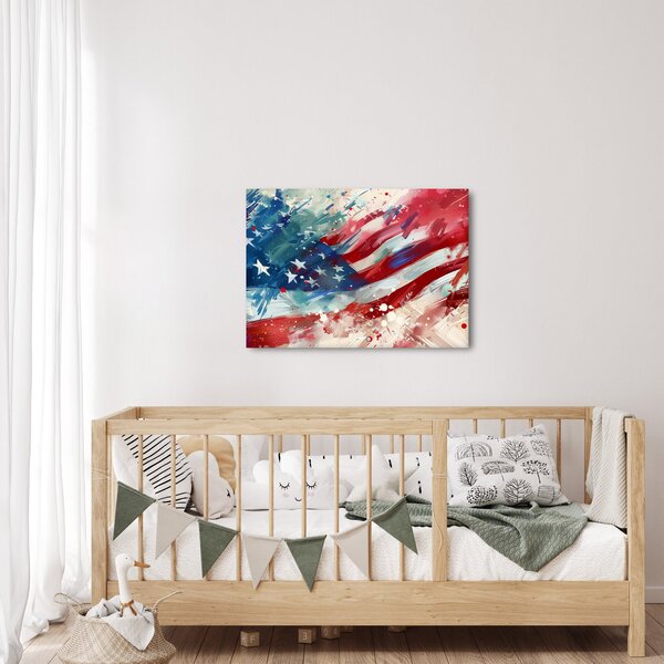 Obraz - Flaga USA (70x50 cm)