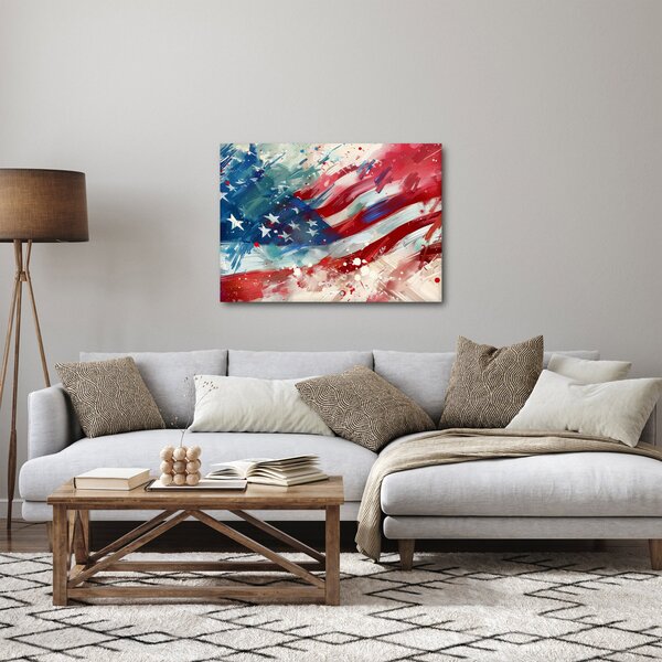 Obraz - Flaga USA (70x50 cm)