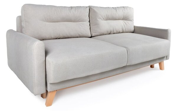 Jasnoszara sofa rozkładana Bonami Selection Pop
